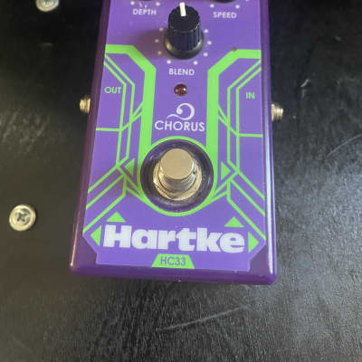 Reverb.com listing, price, conditions, and images for hartke-hc33-chorus-analog-bass-chorus-effects-pedal