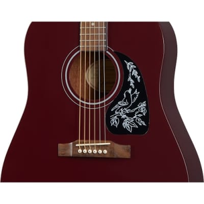 Marina Mark 32-WR. Wine red dreadnaught with pickup | Reverb
