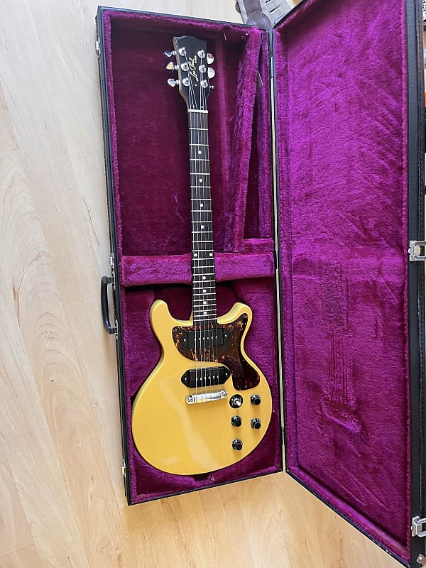 BURNNY LESPAUL jr TV MODEL バーニー 70s BURNY FTV-90 MIJ Les Paul Jr Double Cutaway P-90 x2