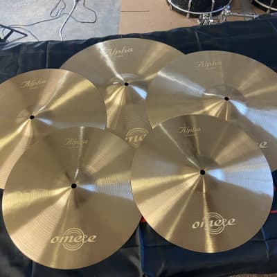 Omete Alpha Series Cymbal Pack with Bag, 14pr/16/18/20 | Reverb