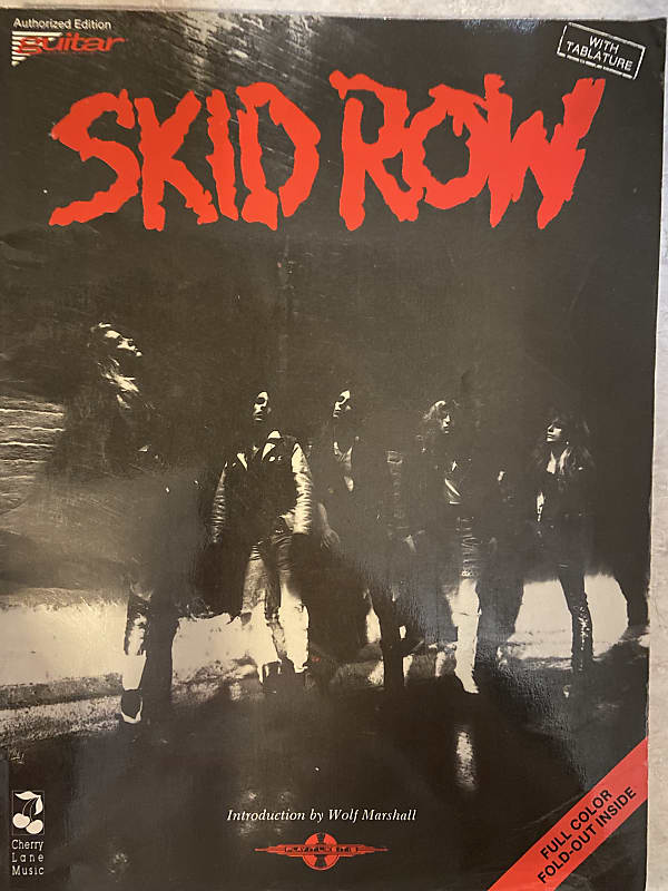 Skid Row S/T Guitar Tab / Tablature Book Reverb