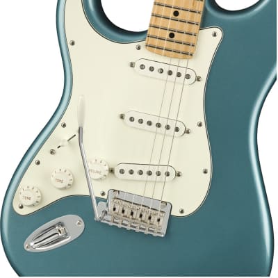 Fender Player Stratocaster Left-Handed Electric Guitar Maple FB, Tidepool image 5