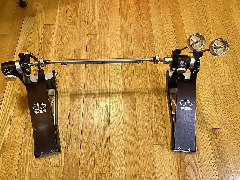 Trick Dominator Double bass pedal with FootBlaster Triggers Reverb