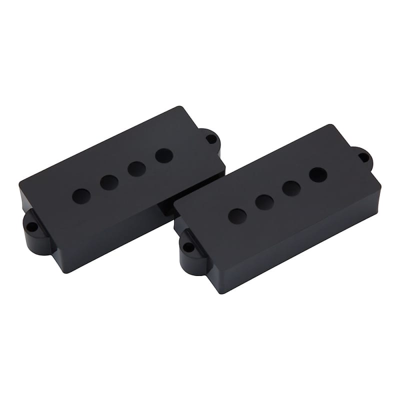 Hosco P Bass Pickup Covers Fender Style (Black) Reverb