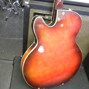Harmony Rocket 1960,s Red archtop electric image 5