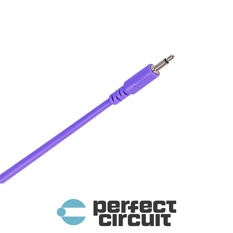LMNTL 6" 3.5mm Patch Cable (Violet) image 1