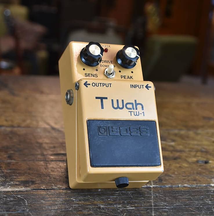 Boss TW-1 T Wah (Black Label) 1983 - Yellow | Reverb