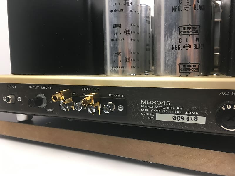 Luxman MB-3045 Tube Monoblock Amplifier Pair | Reverb