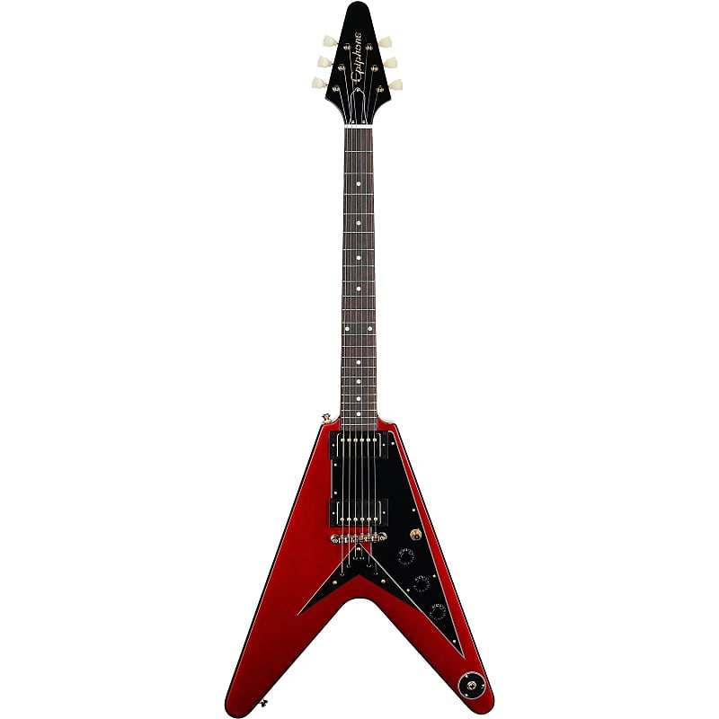 Epiphone Exclusive Flying V Electric Guitar, Ruby Red | Reverb
