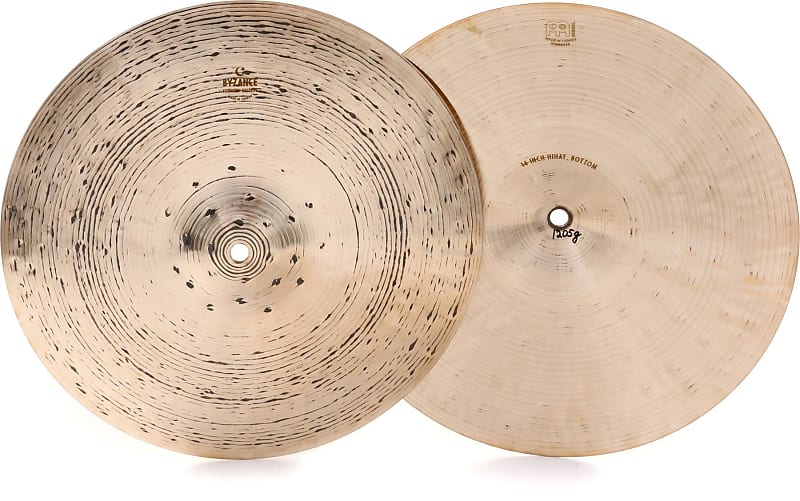 Meinl Cymbals 14 inch Byzance Foundry Reserve Hi-hat Cymbals image 1