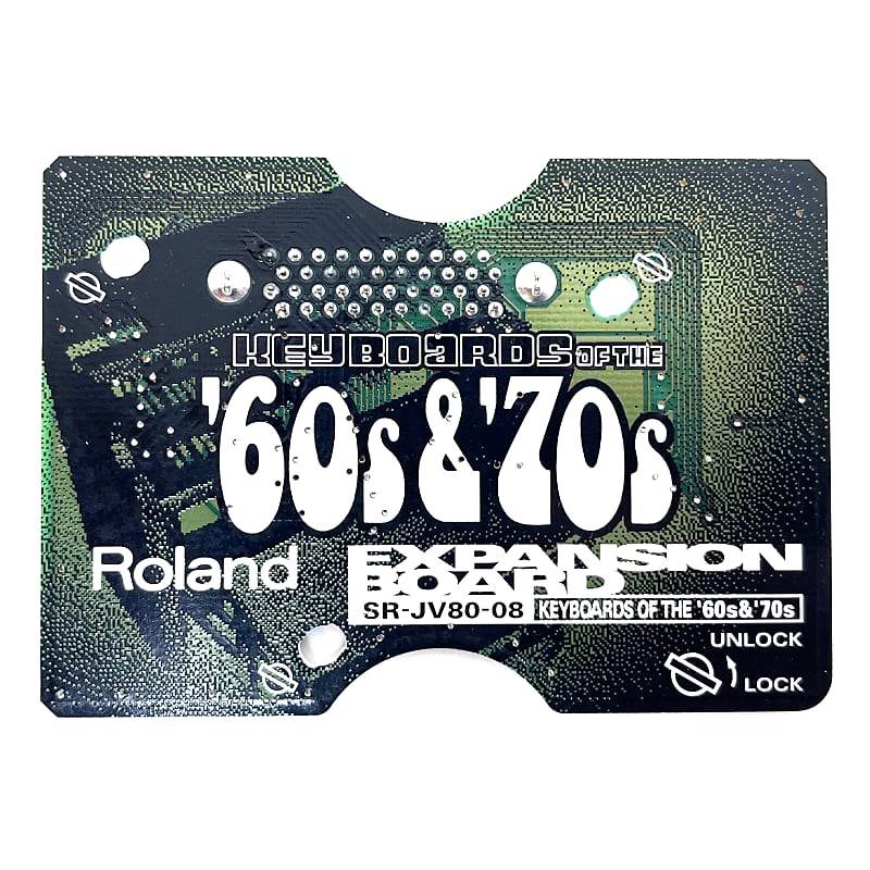 Roland SR-JV80-08 Keyboards Of The '60s & '70s Expansion Board 1990s - Green image 1