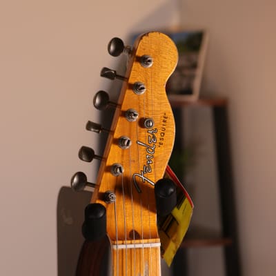 Fender Custom Shop Double Esquire 1950 Super Heavy Relic - Maple Fingerboard, Black image 8