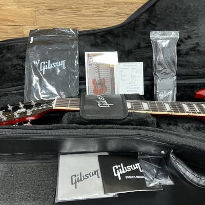 Gibson SG Standard Electric Guitar 2022- Heritage Cherry w/leather soft case Excellent shape! image 20