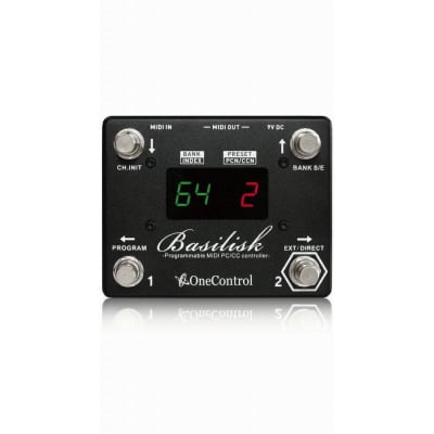 One Control Basilisk Programmable MIDI Controller Footswitch
