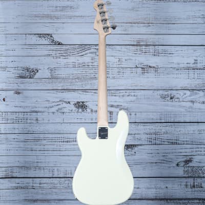 Squier Affinity Precision Jazz Bass Guitar | Olympic White image 4