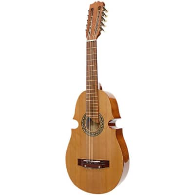Paracho Elite Santiago 10-String Puerto Rican Classical Cuatro Guitar, Natural image 3