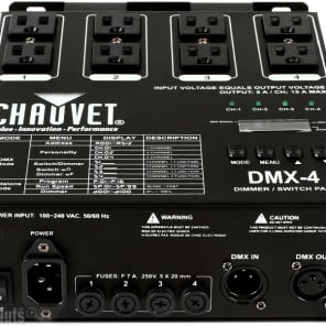 Chauvet DJ DMX-4 4-channel DMX Dimmer/Switch Pack image 3