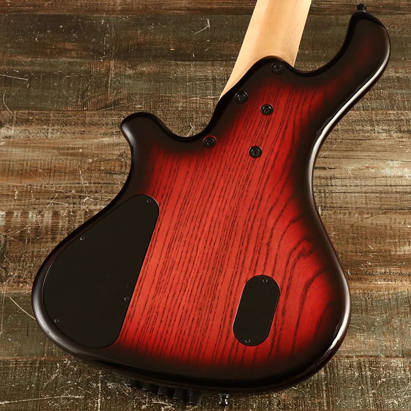 Lore Crow LCB-001 Quilted Bubinga Top Dark Red Burst (S/N:LCD-200044)  (11/08)