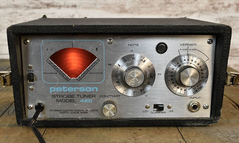 Peterson Model 420 Strobe Tuner Free Shipping image 1