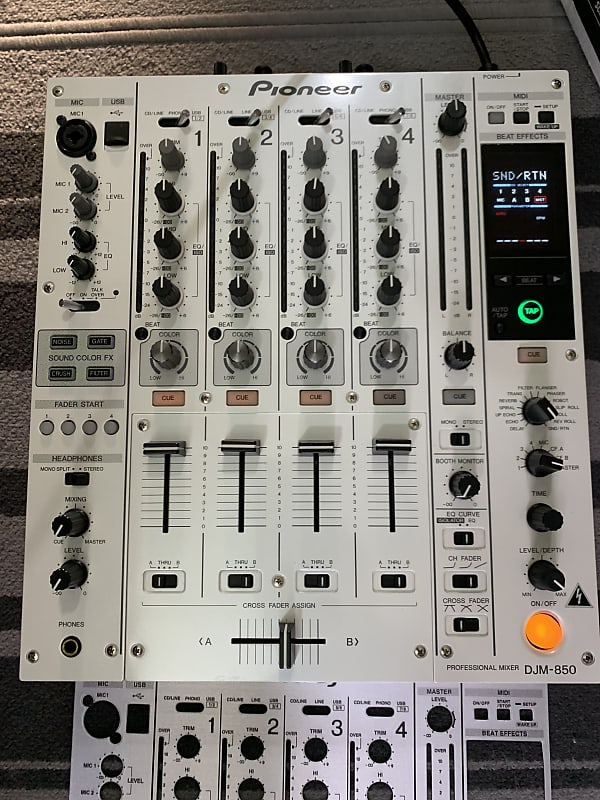 PIONEER DJM 850 W White DJ 4ch Mixer Mint Condition | Reverb