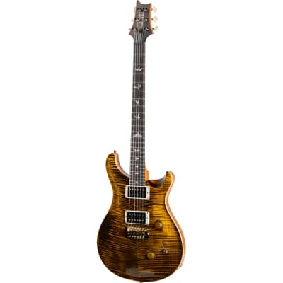 PRS Custom 24 10 Top Electric Guitar, Yellow Tiger image 4