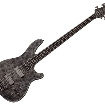 Schecter MVP C-4 4-String Bass - Black Reign - B-Stock for sale