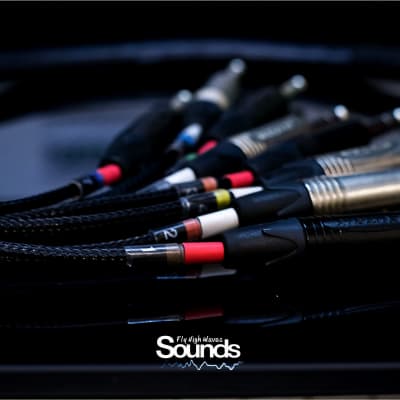 Waves Sounds TRS In 8 CH - XLR Out Summing Cable 2019 Black & Silver image 5