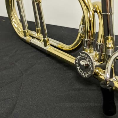 Manchester Brass Professional Tenor Trombone with Red Brass Bell