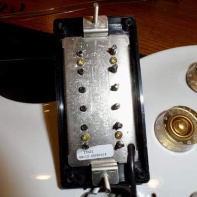 Dean Soltero Electric Guitar Gloss White 2008 with Upgrades Seymour Duncan SH-12 George Lynch Screamin' Demon Humbucker Pickup Push Pull Coil Splitting Pots Strap Locks image 21