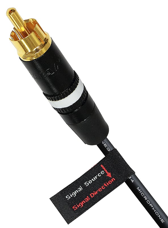 2 Foot - RCA Cable Pair - Mogami 2534 Neglex with Neutrik-Rean NYS Gold RCA  Connectors