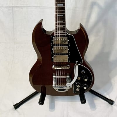 Aria SL500D 81年 3ピックアップ Bigsby Gibson SG Vintage 1973 Aria Japan (Triple Pickup) SG Deluxe Guitar