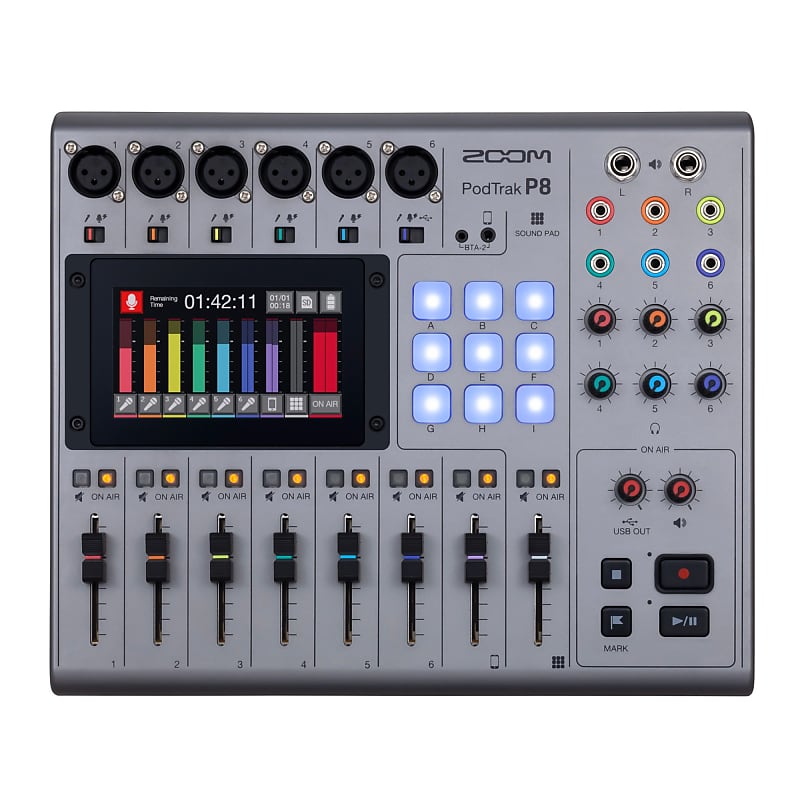 Zoom PodTrak P8 Podcasting Recorder image 1