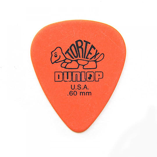 Dunlop Tortex Standard Guitar Picks .60MM 12-Pack image 1