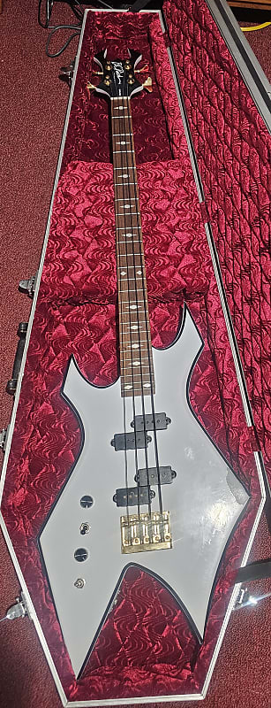 Left Handed Lefty BC Rich Warlock Bass Guitar | Reverb