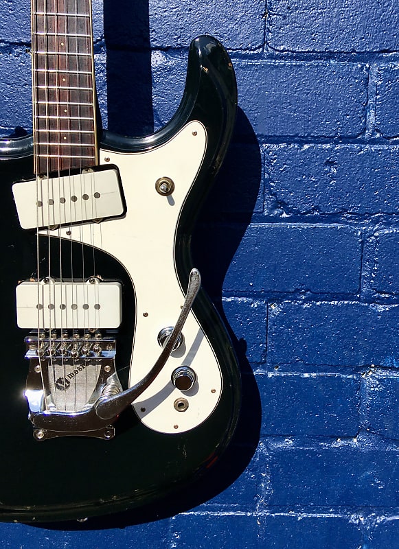 Mosrite Firstman Avenger - MIJ - 1970s - Black | Reverb