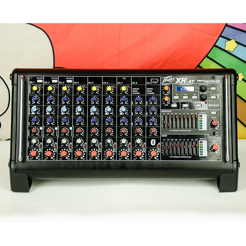 Used Peavey XRAT Powered Mixer Tested working okay with Reverb