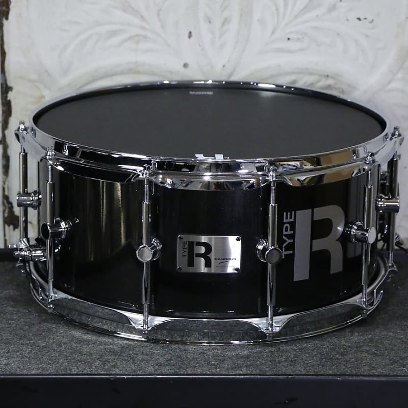 Canopus Type-R BULLET Snare Drum 14X6.5in Black Metallic | Reverb