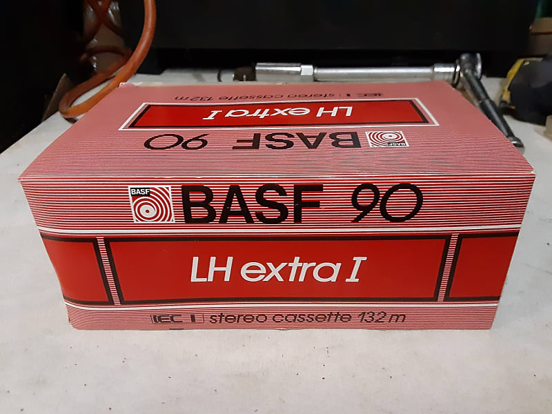 1 Full Box (10 Tapes) Of NOS BASF LH-EI 90 Made In Germany For Analog Hi-Fi  Recording