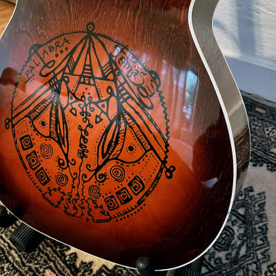 '67 Silvertone, ONE-OF-A-KIND w/ Custom Art by Tomas Montano image 8