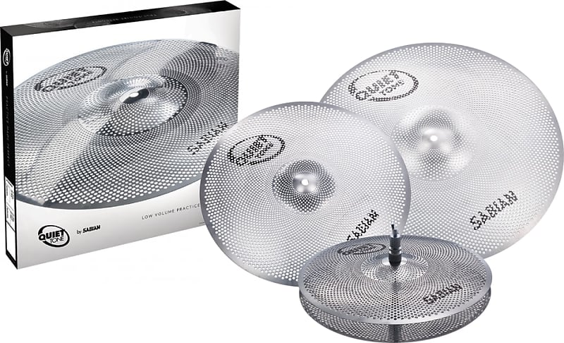 Sabian Quiet Tone Practice Cymbals Set 14"/16"/20" image 1