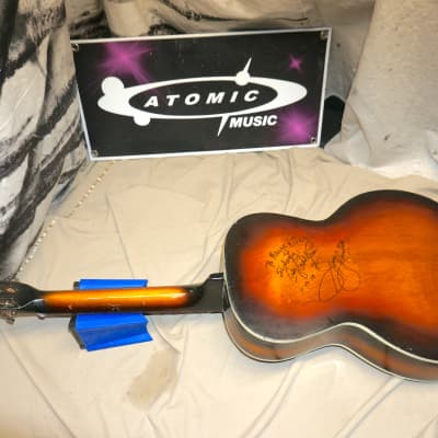 Regal Dobro Resonator Slide Lap Acoustic Guitar - Local Pickup Only image 12