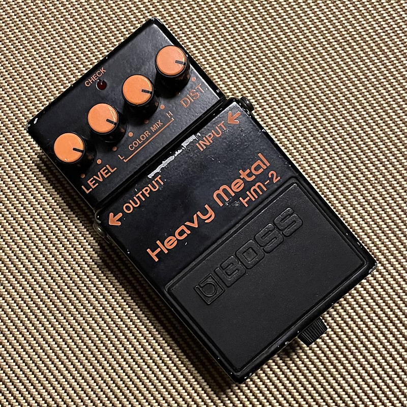 Boss HM-2 1985 Japan (Black Label) Vintage Heavy Metal | Reverb