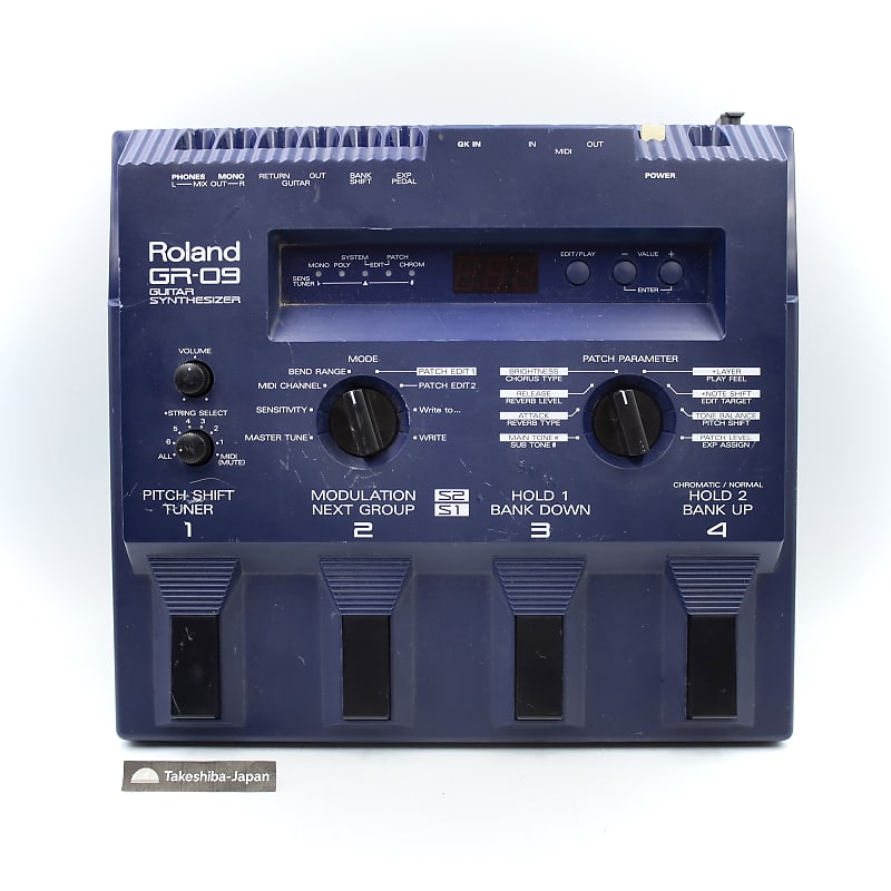 ギター Roland GR-09 GUITAR SYNTHESIZER Roland GR-09 Guitar Synthesizer Expanded 6 Mbyte Pedal GR09