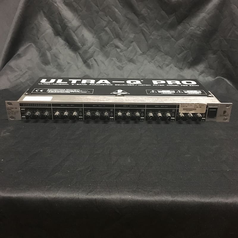 Behringer UltraQ Pro Parametric Equalizer Reverb