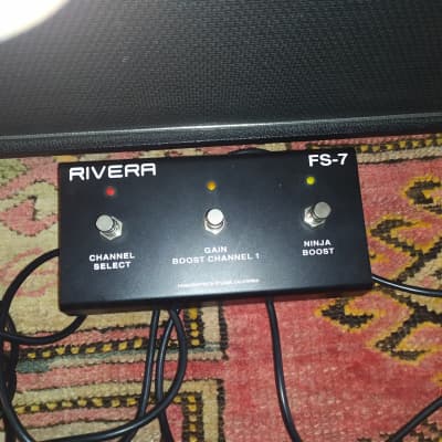 Rivera quiana studio valve amp black 1x12 image 5