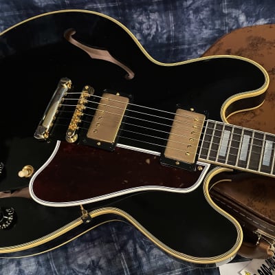 BRAND NEW ! 2023 Gibson Custom Shop '59 ES-355 Reissue Stopbar - Ebony - VOS - 8.2 lbs - Authorized Dealer - In-Stock! G02083 image 1
