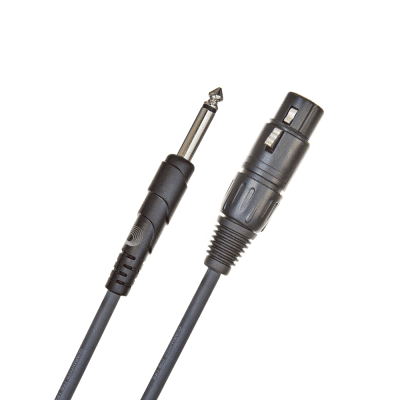 D'Addario PW-CGMIC-25 Classic Series Unbalanced XLR to 1/4" TS Microphone Cable - 25'