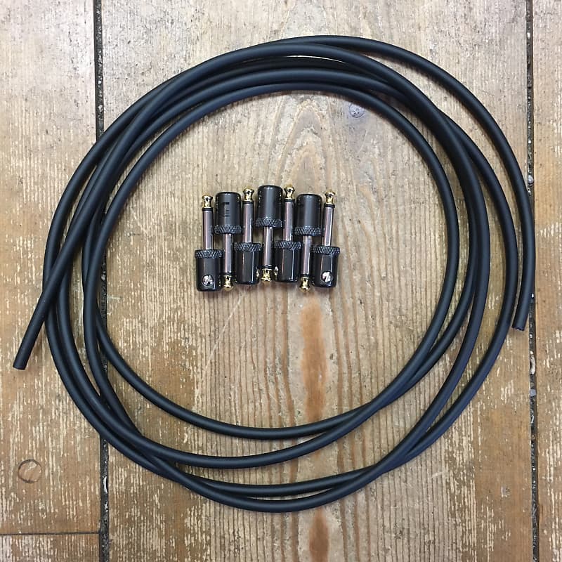 D'Addario Solderless Pedalboard Cable Kit (7x straight plugs, Reverb