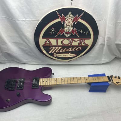 Charvel USA Select San Dimas Style 2 HH FR Singlecut Guitar - Purple / Maple neck image 1