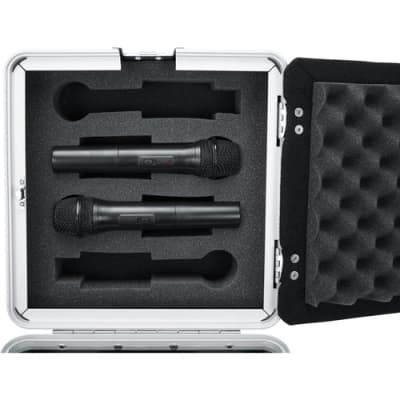 Gator ATA Molded Case for 4 Complete Wireless Mic Systems; half rack GM-4WR image 8